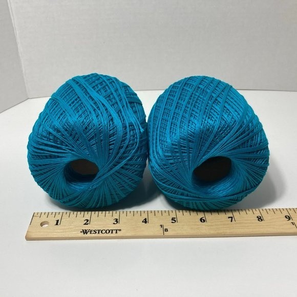 2 Aunt Lydia's Classic 10 Crochet Thread Peacock - Picture 4 of 13